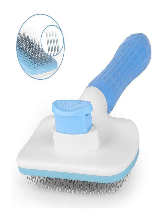 PET FUN 5-in-1 Pet Grooming Tool Combo | Flea Comb, Auto Slicker, Nail Cutter, Shampoo Brush & Palm Glove | All-in-One Grooming Kit for Dogs & Cats | Bathing, Shedding & Nail Trimming (Multicolor) - Image 2